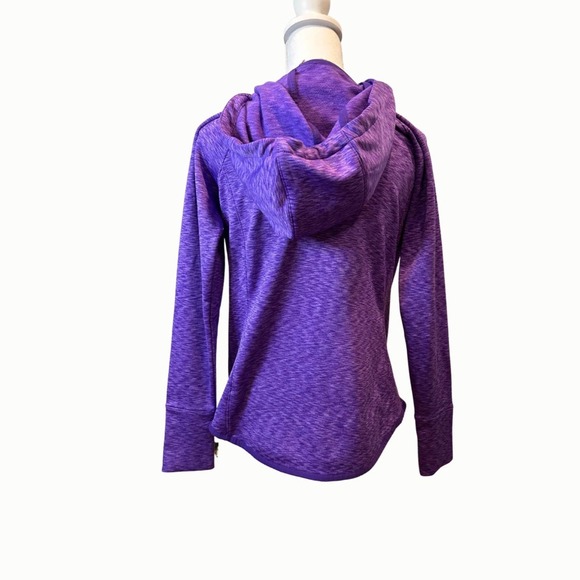 Athleta Triumph Hoodie #54023 Purple Size Small Thimb Holes - Picture 2 of 7